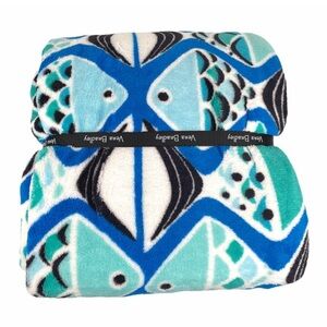 Vera Bradley Throw Blanket in Go Fish Blue